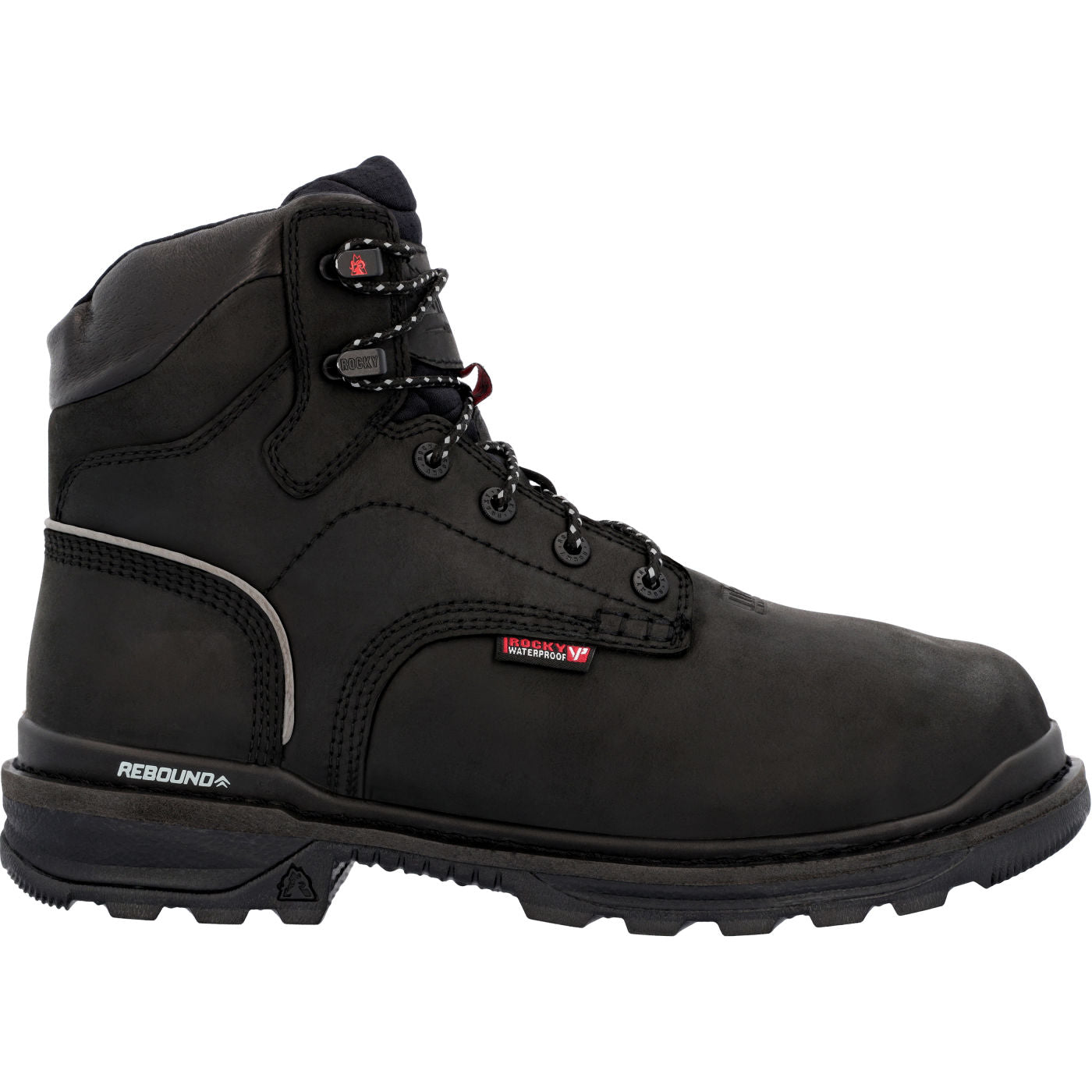 Rocky Rams Horn Waterproof Composite Toe Internal Met Guard Work Boot - profile