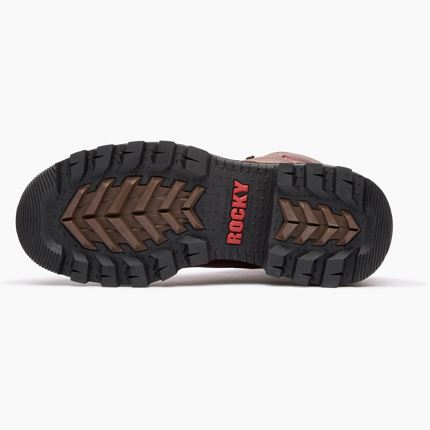 Rocky Rams Horn Logger Waterproof Composite Toe Work Boot - outsole