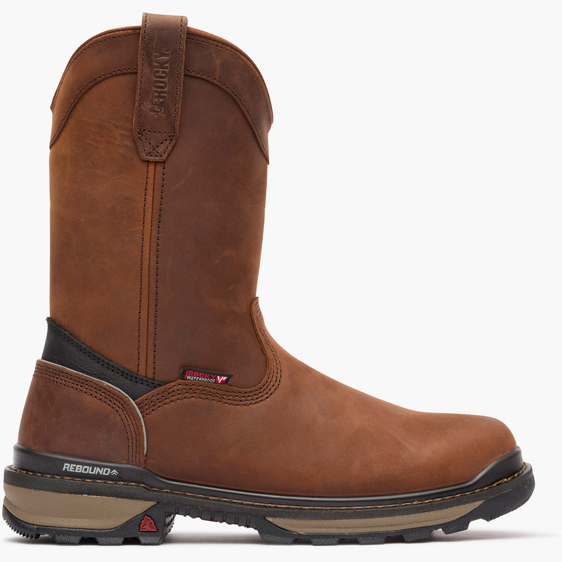 Rocky Rams Horn Waterproof Pull-On Work Boot - profile
