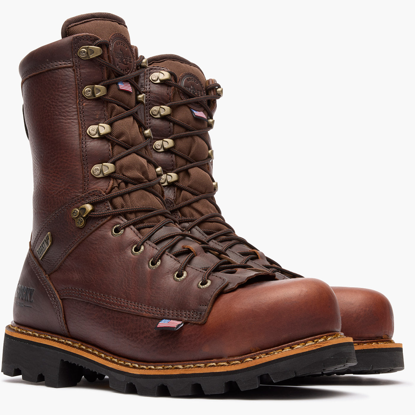 Rocky Elk Stalker Waterproof Composite Toe Work Boot - doublequarter