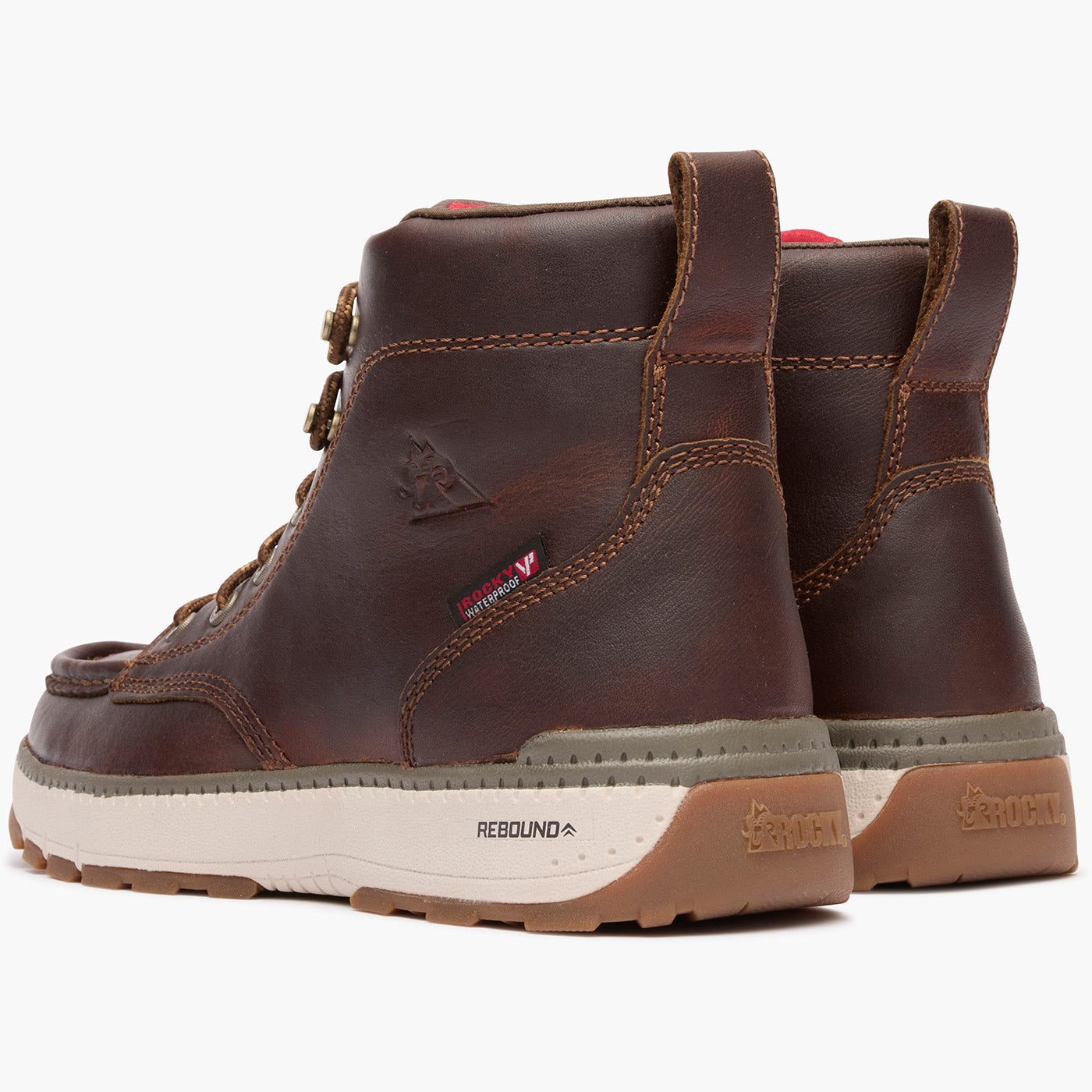 (取寄) ロッキー メンズ リバウンド ウェッジ コンポジット トゥ Rocky men Rocky Rebound Wedge Composite Toe Brown Rocky Rebound Wedge Waterproof Work Boot – Rocky Boots