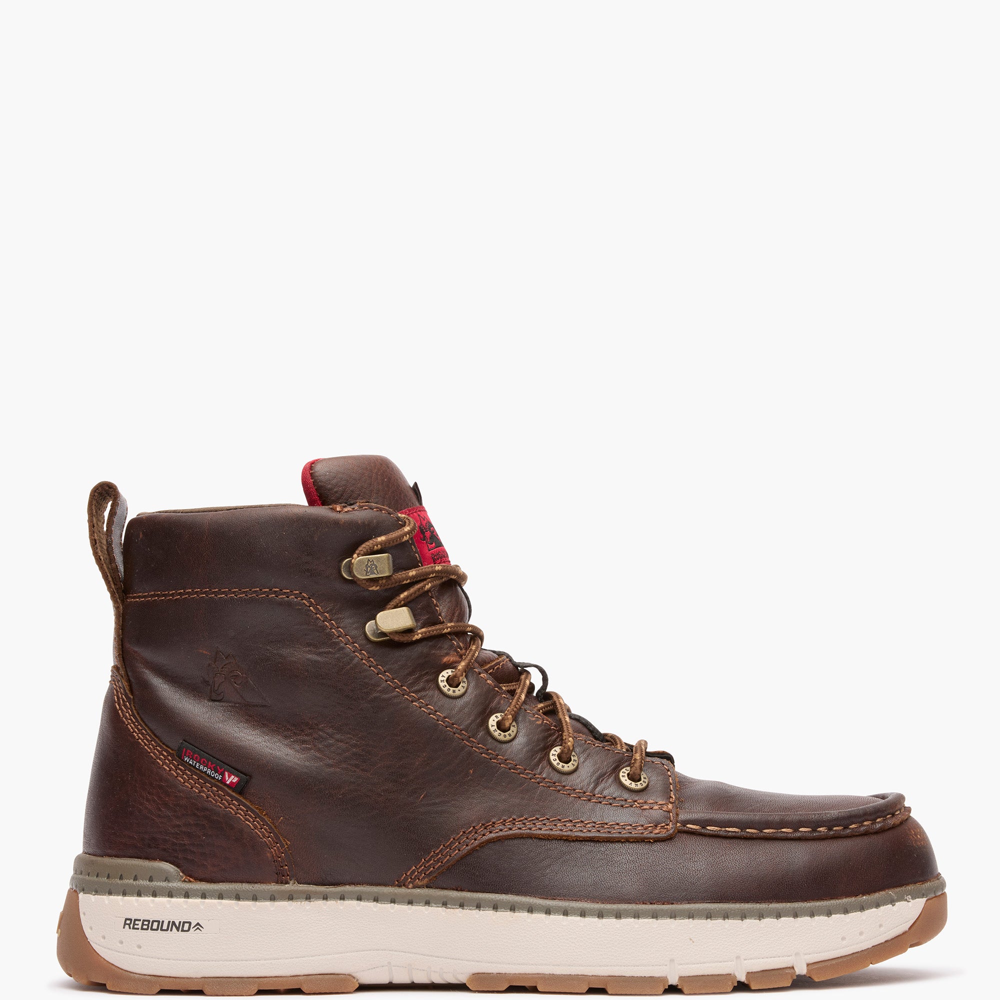 Rocky Rebound Wedge Waterproof Composite Toe Work Boot - profile