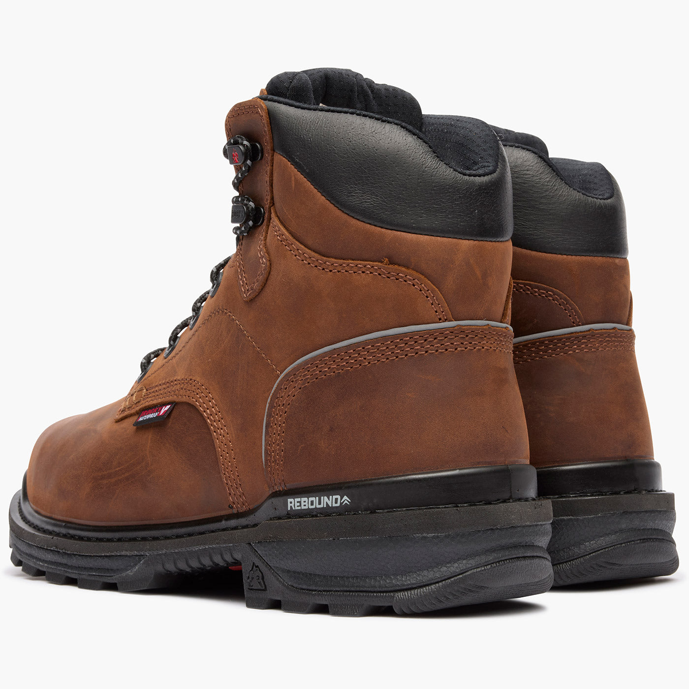 Rocky Rams Horn Composite Toe Internal Met Guard Work Boot - doubleheel