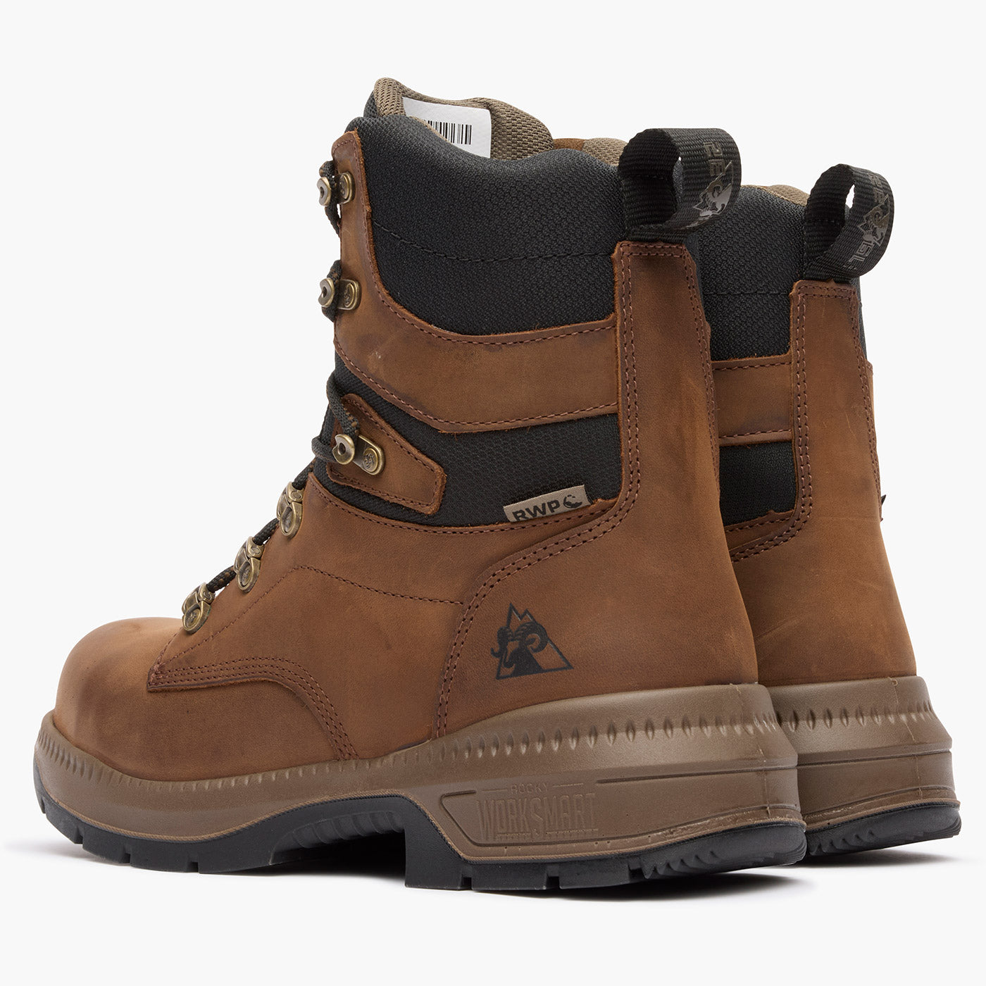 "Rocky Worksmart 8" Composite Toe Work Boot - doubleheel"