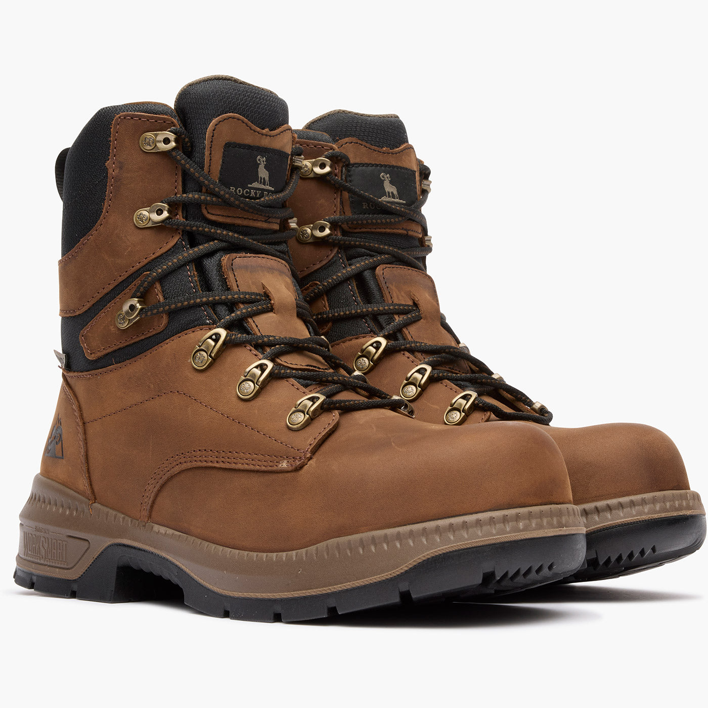 "Rocky Worksmart 8" Composite Toe Work Boot - doublequarter"