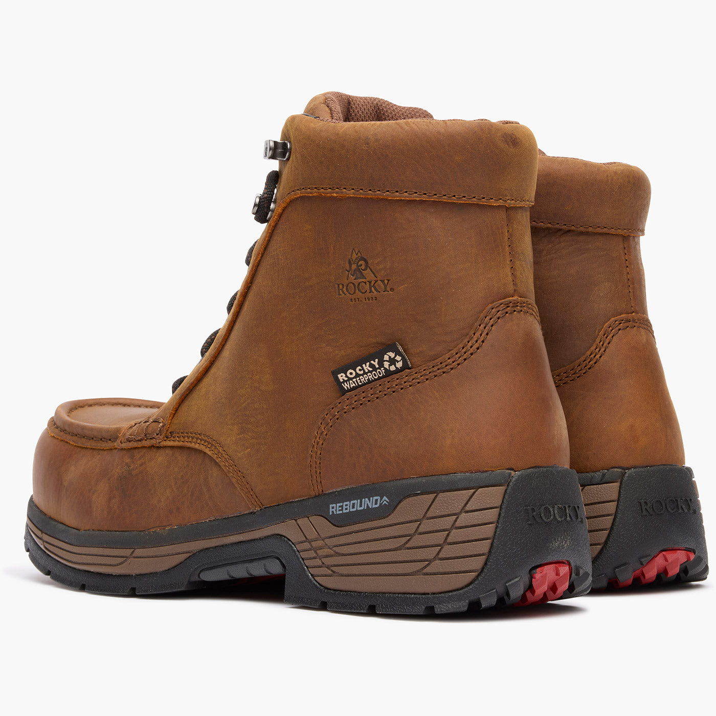 "Rocky Treadflex 6" Composite Toe Work Boot - doubleheel"