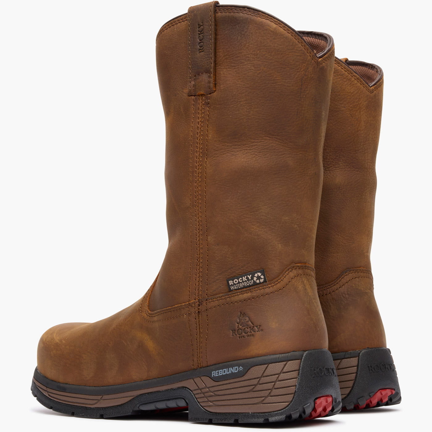 "Rocky Treadflex 11" Composite Toe Work Boot - doubleheel"