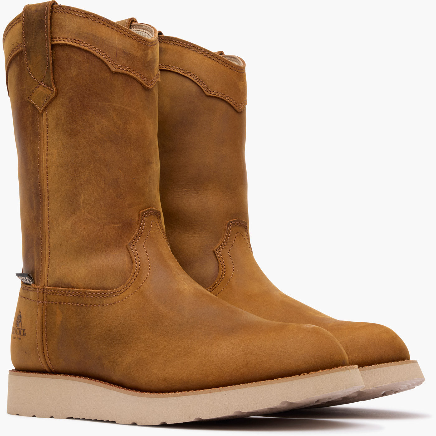 "Rocky MonoCrepe Wedge 11" Waterproof Work Boots - doublequarter"