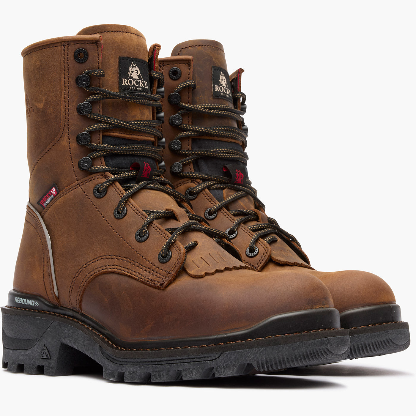 Rocky Rams Horn Logger Composite Toe Work Boot - doublequarter