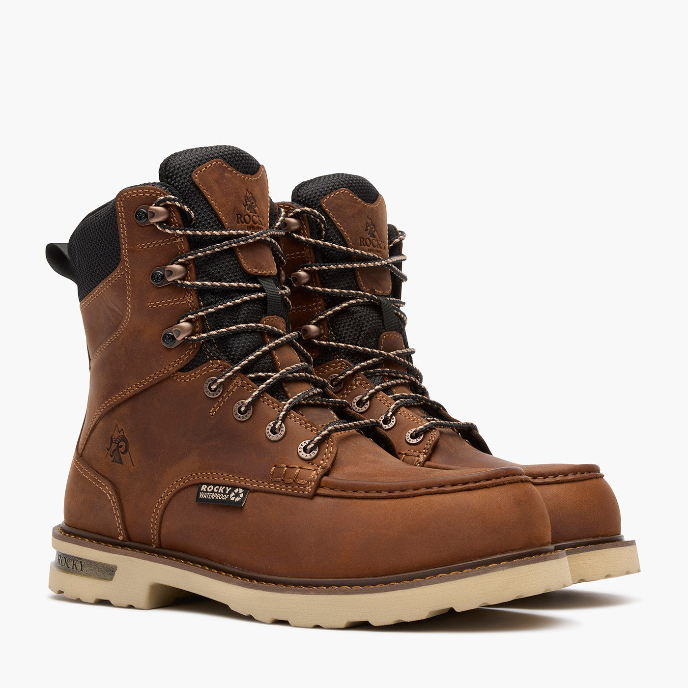 rockyman Rocky Grindstone XTR 8” Lace-Up Work Boot – Rocky Boots
