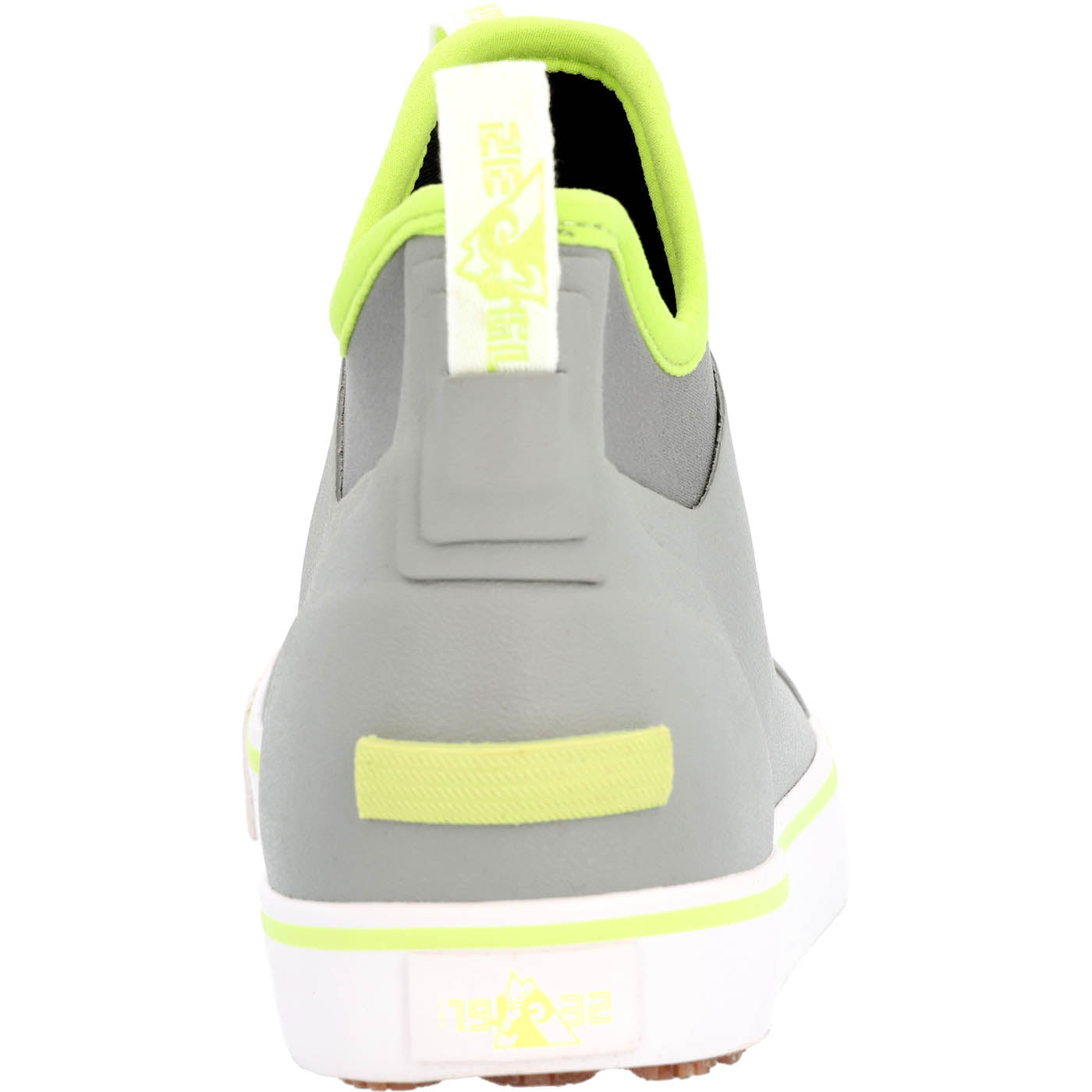 Rocky Kids Dry-Strike Waterproof Charcoal & Lime Deck Boot - back