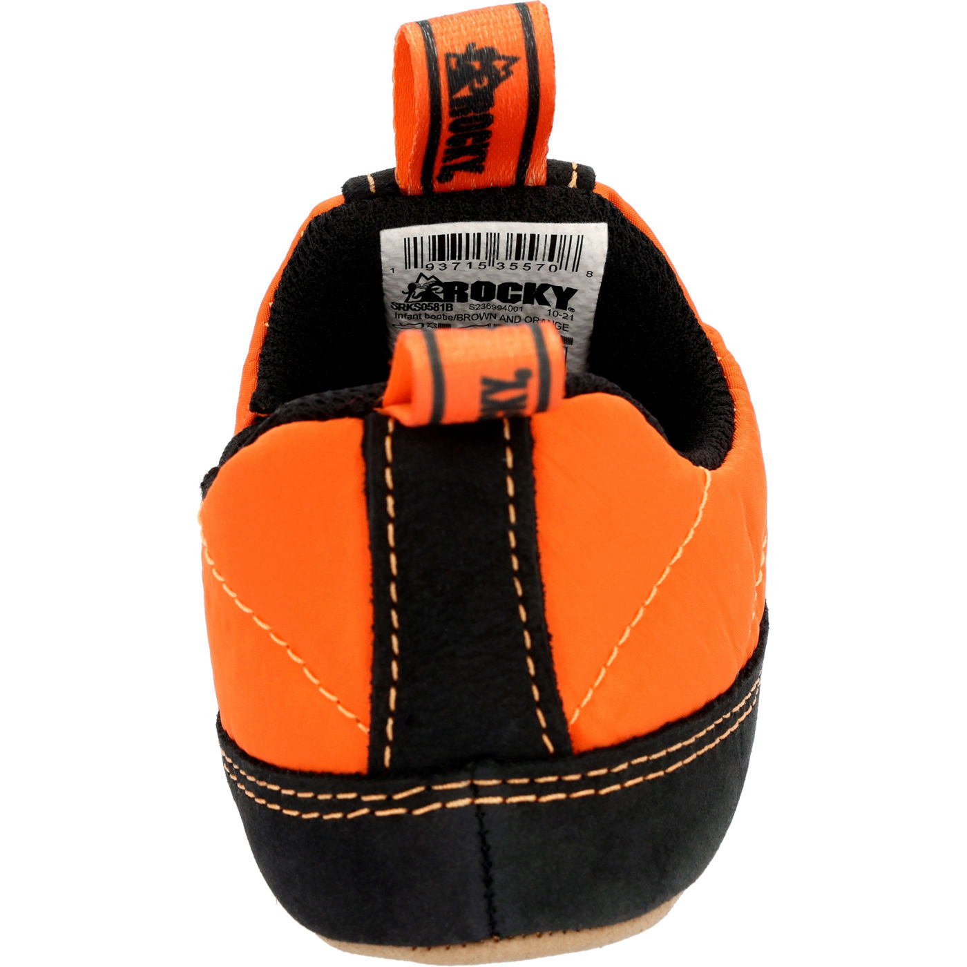 Rocky Campy Jams Infant Orange Black Outdoor Shoe - back