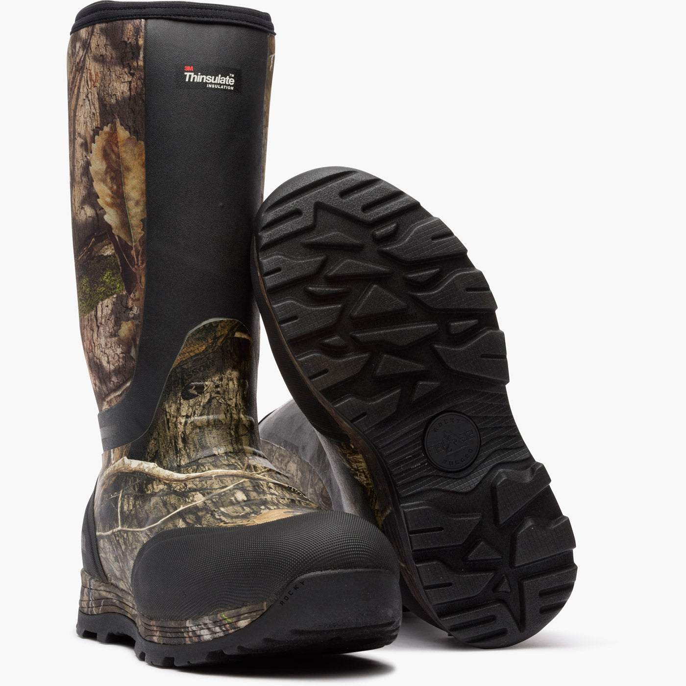 Rocky Stryker Mossy Oak® Country DNA™ 800G Insulated Pull-On Boot - outsole
