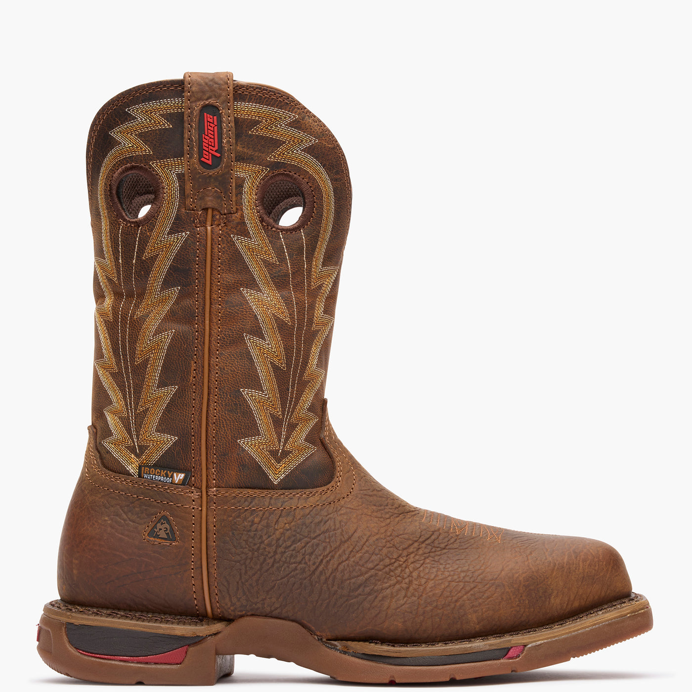 Rocky Long Range Composite Toe Waterproof Western Boot - profile