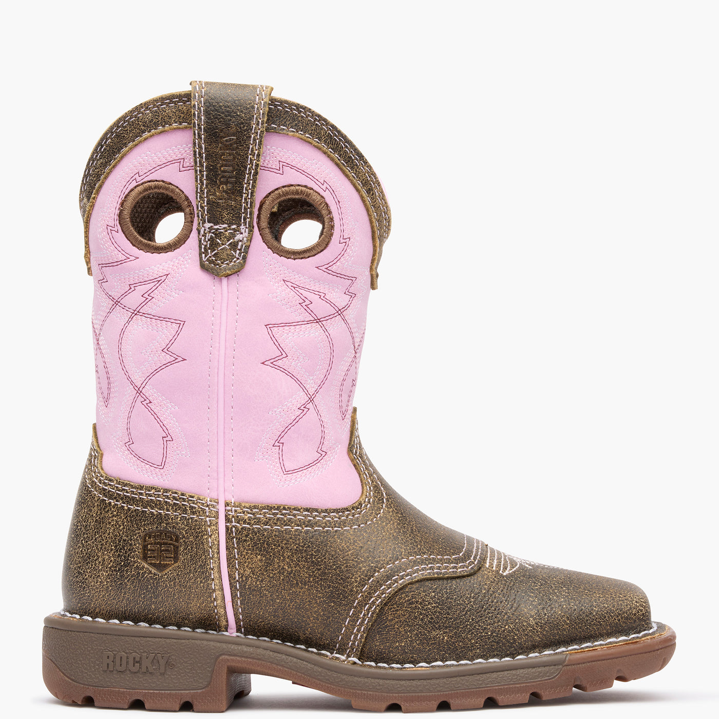 Rocky Big Kids' Legacy 32 Waterproof Western Boot - profile