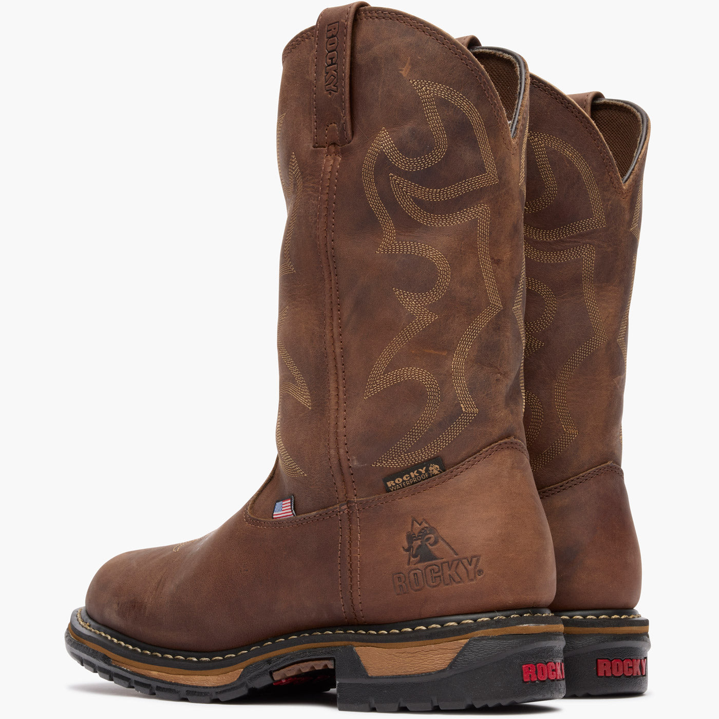 Rocky Original Ride USA Western Boot - doubleheel