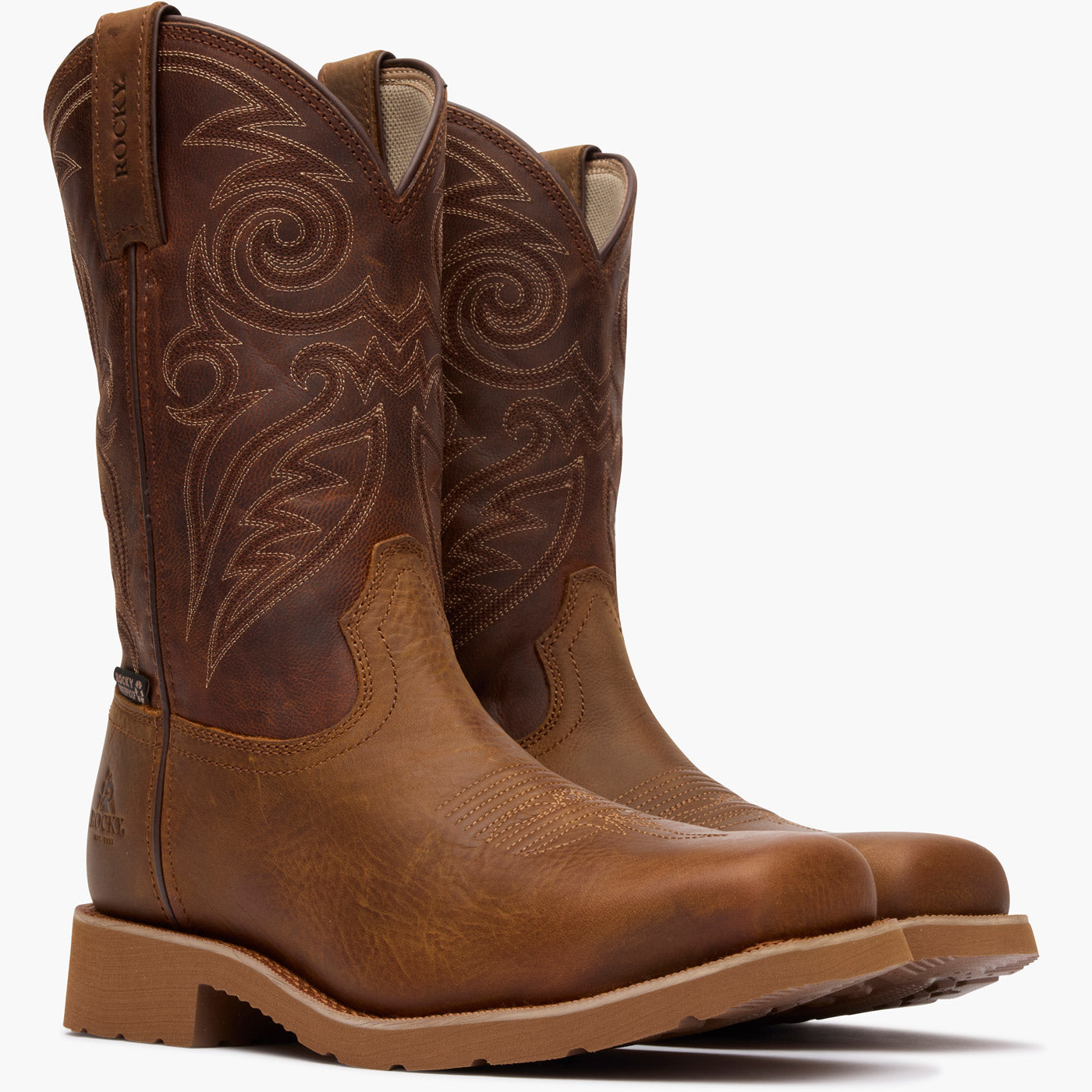 Rocky MonoCrepe 12” Steel Toe Western Boot – Rocky Boots
