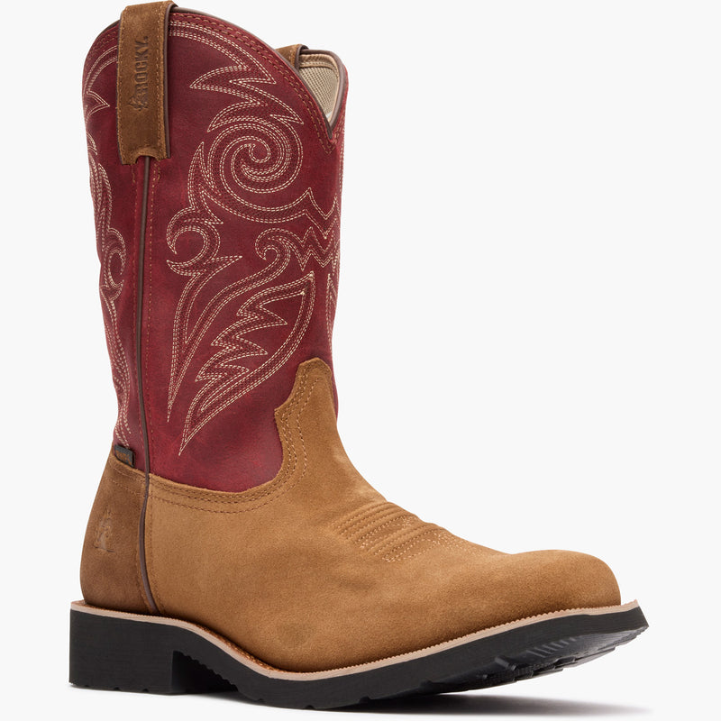 "Rocky MonoCrepe 12" Waterproof Western Boot - main"
