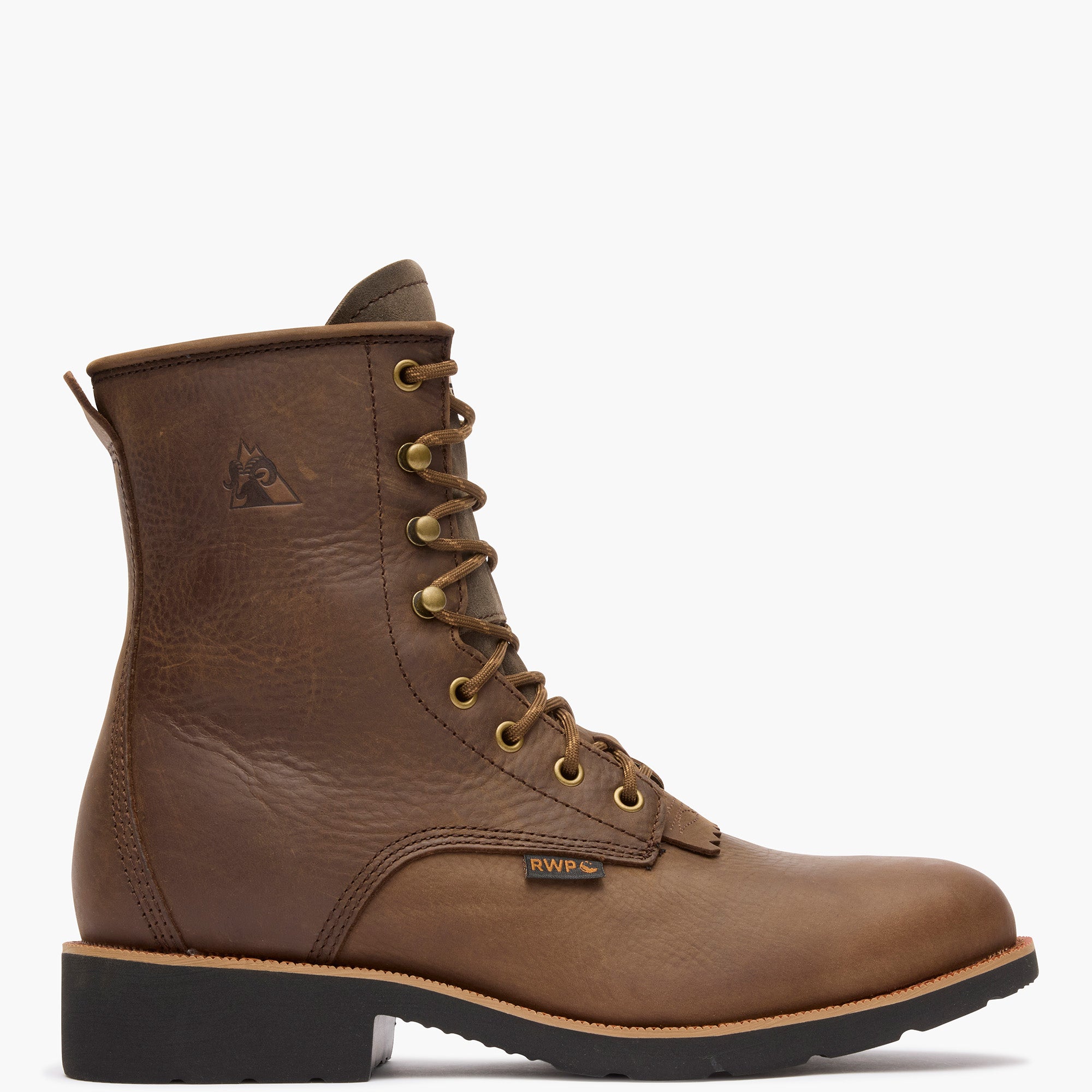 "Rocky MonoCrepe 8" Steel Toe Western Boot - profile"