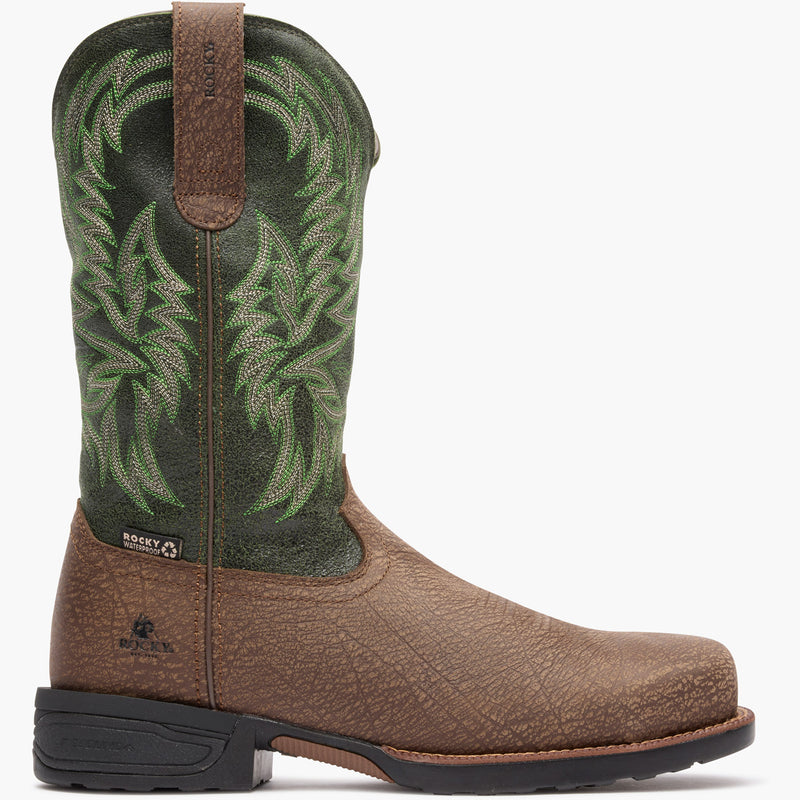 "Rocky Bronco 12" Composite Toe Western Boot - profile"