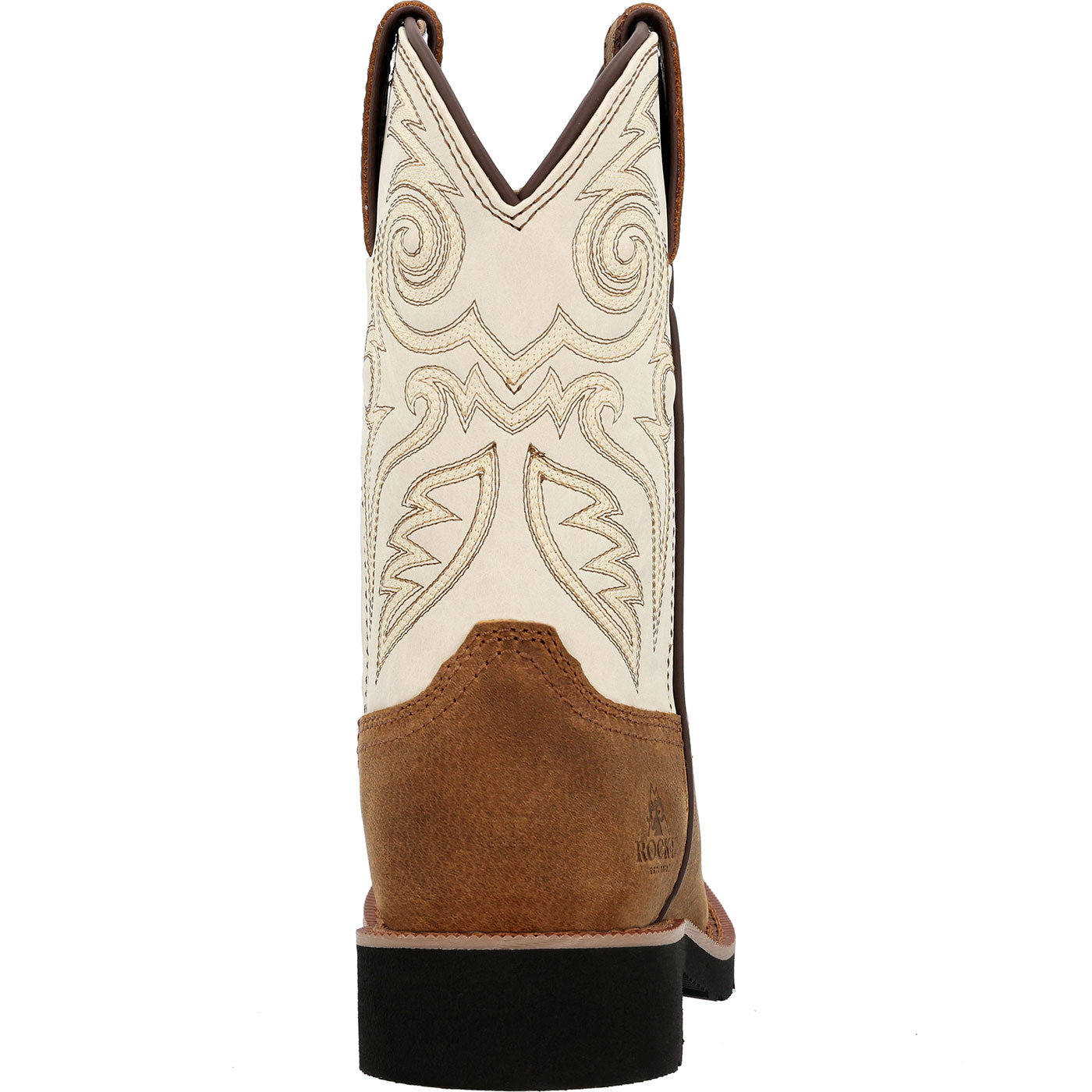 Rocky Big Kid's MonoCrepe Western Boot - back