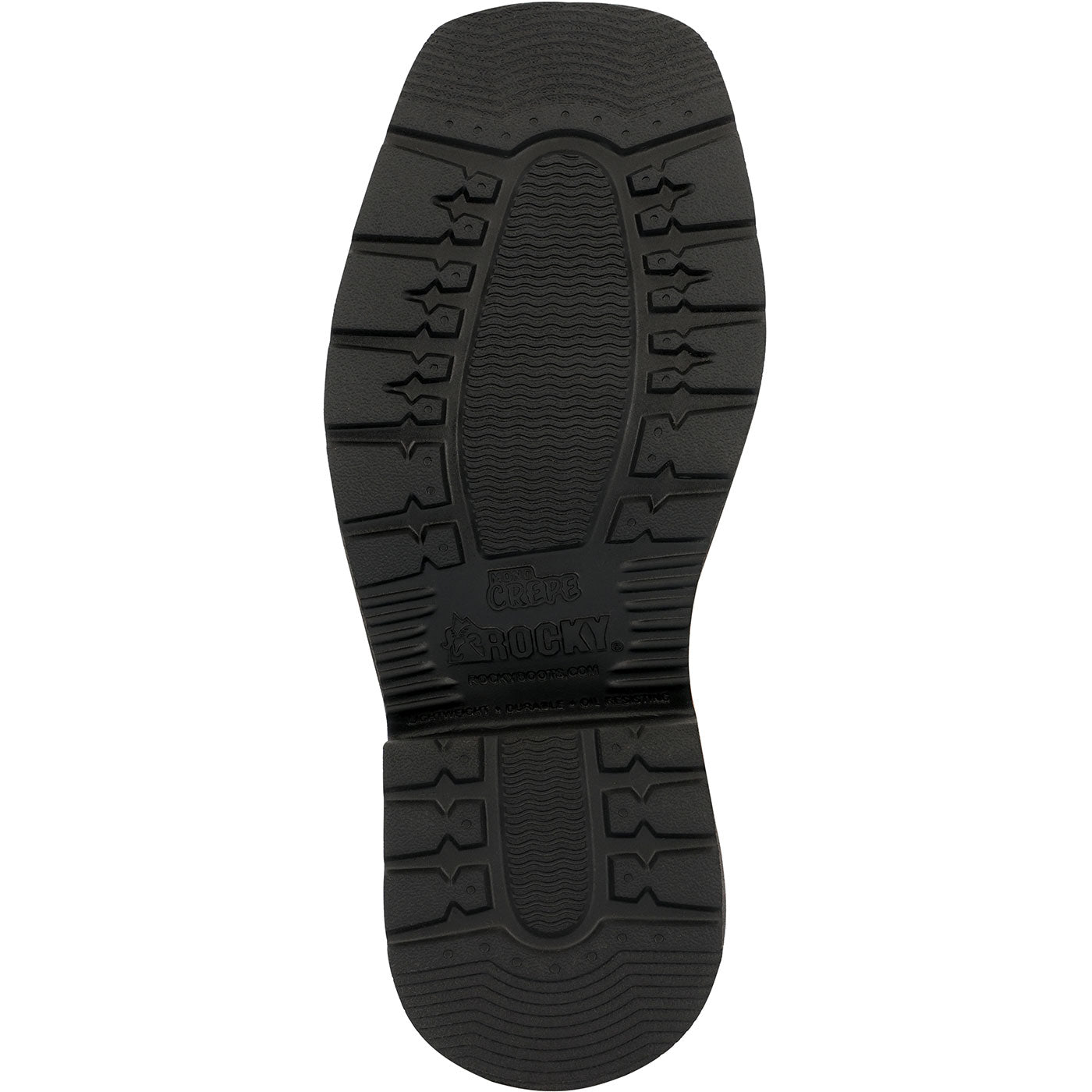 Rocky Big Kid's MonoCrepe Western Boot - outsole