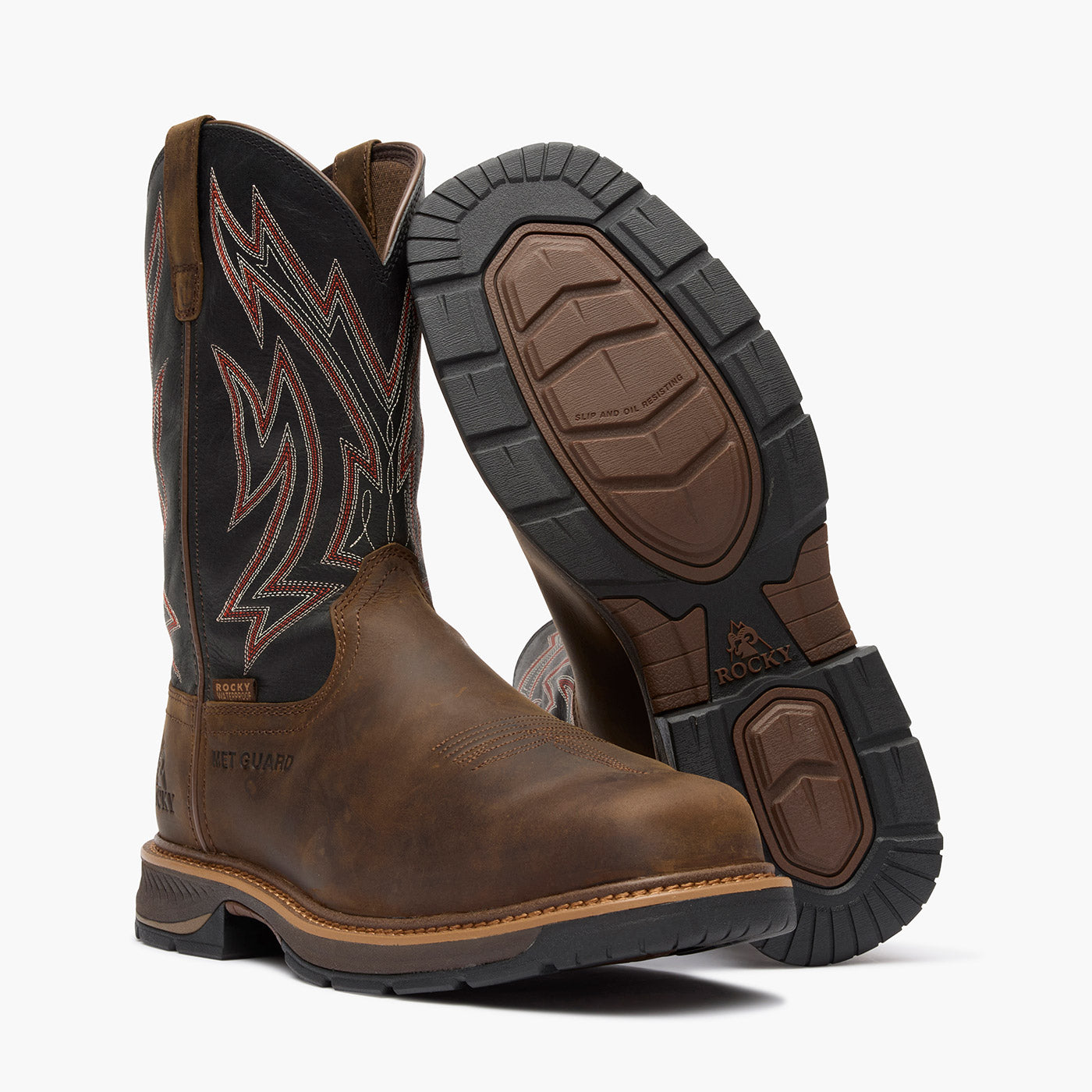Rocky Ride LTE MET Guard Western Boot – Rocky Boots