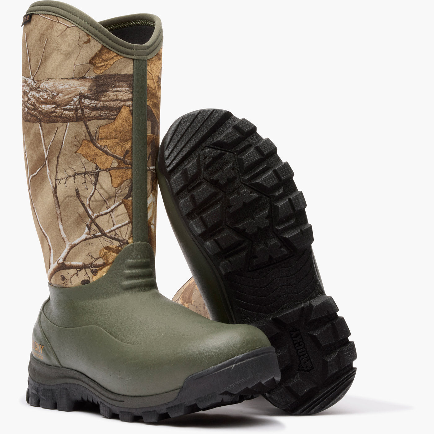 Rocky Core Neoprene Waterproof 1000G Insulated Outdoor Boot - outsole