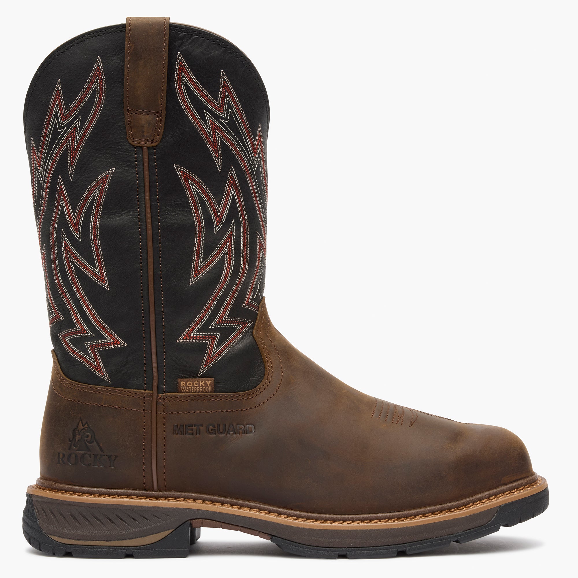 Rocky Ride LTE MET Guard Western Boot