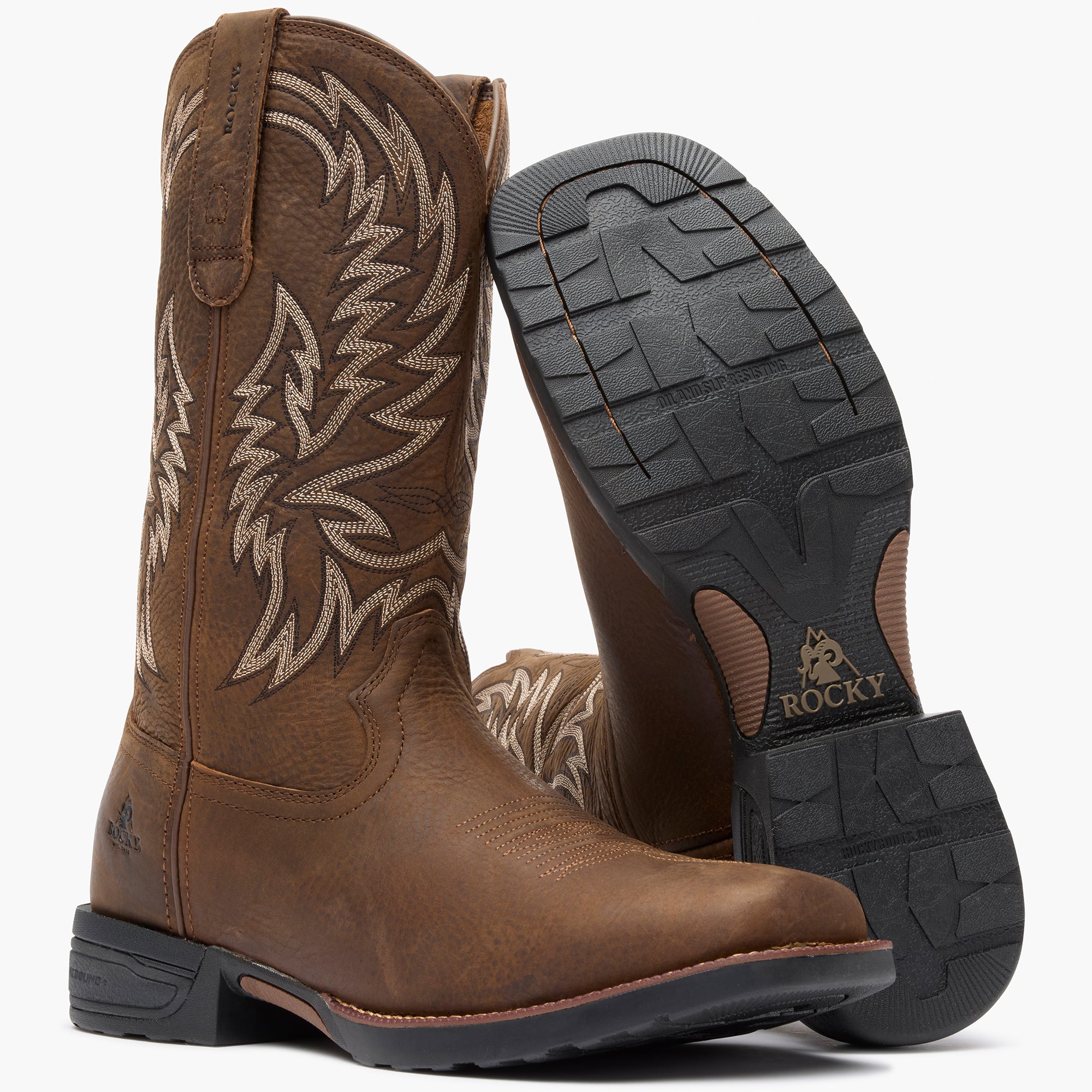 Rocky Bronco Western Boot