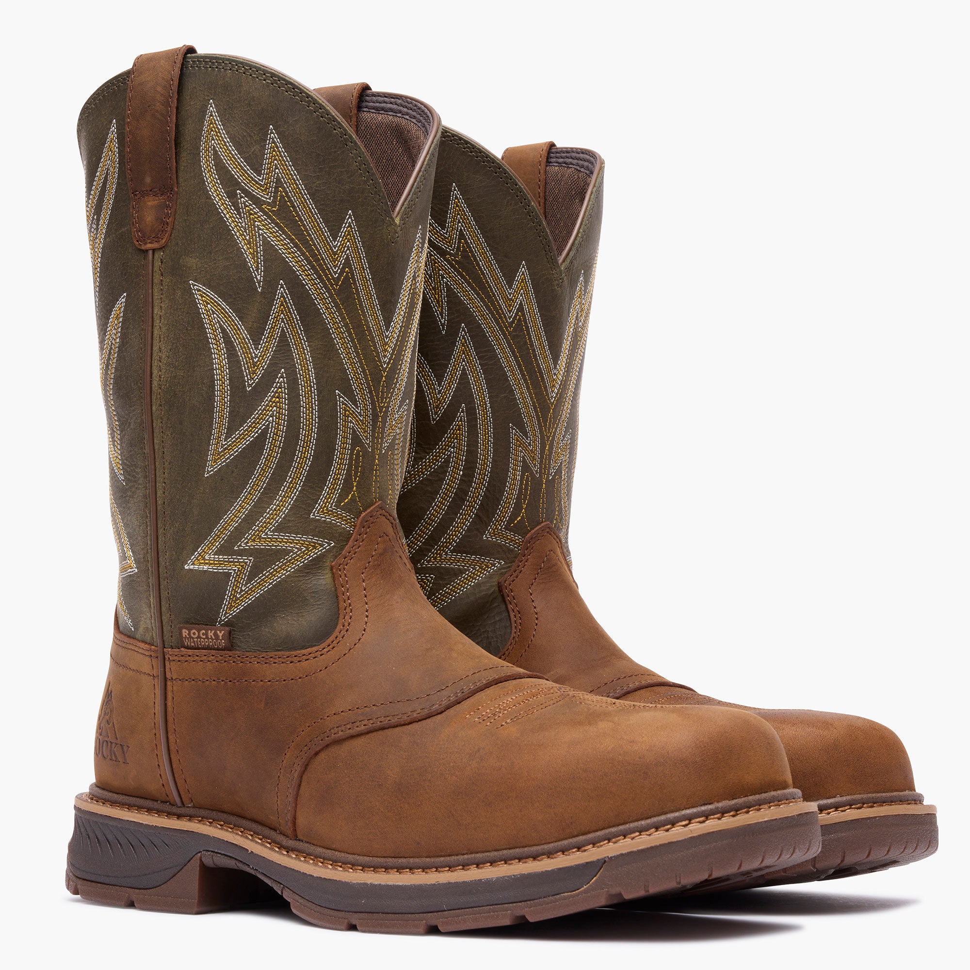 Rocky Ride LTE Carbon Toe Western Boot