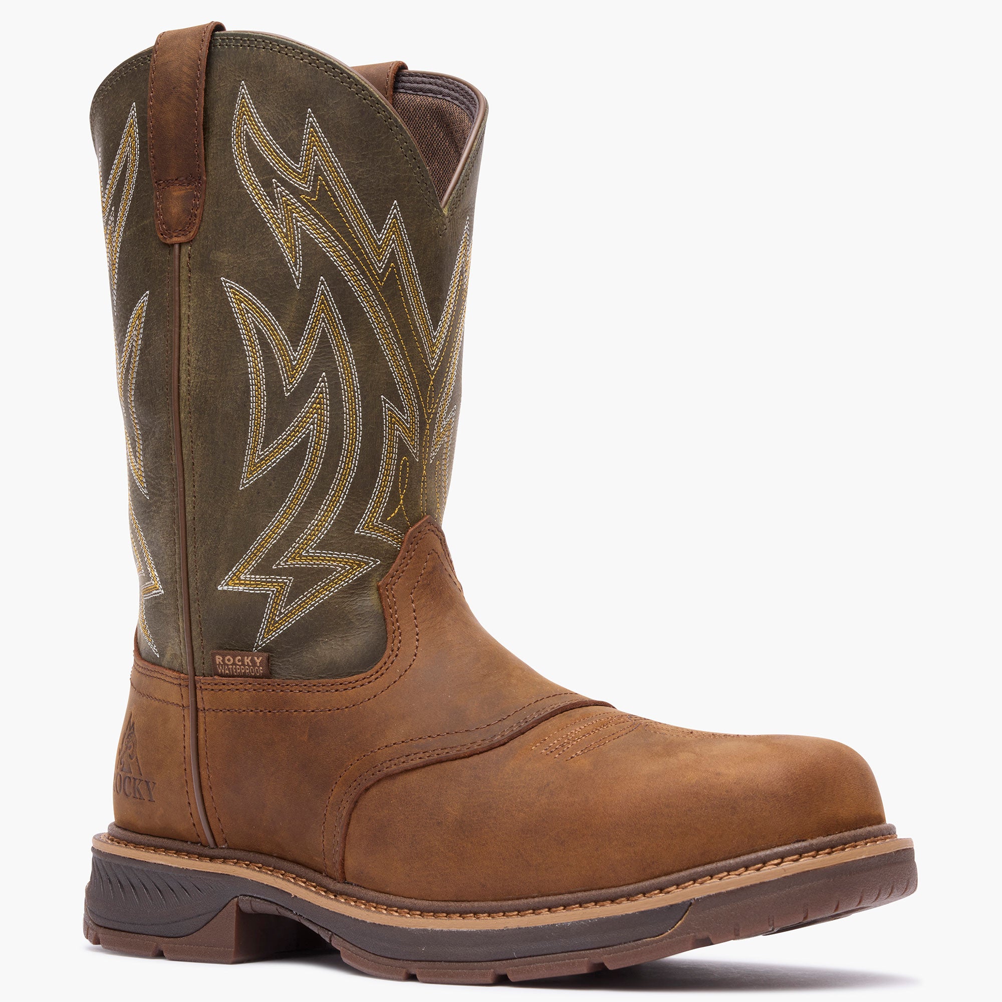 Rocky Ride LTE Carbon Toe Western Boot