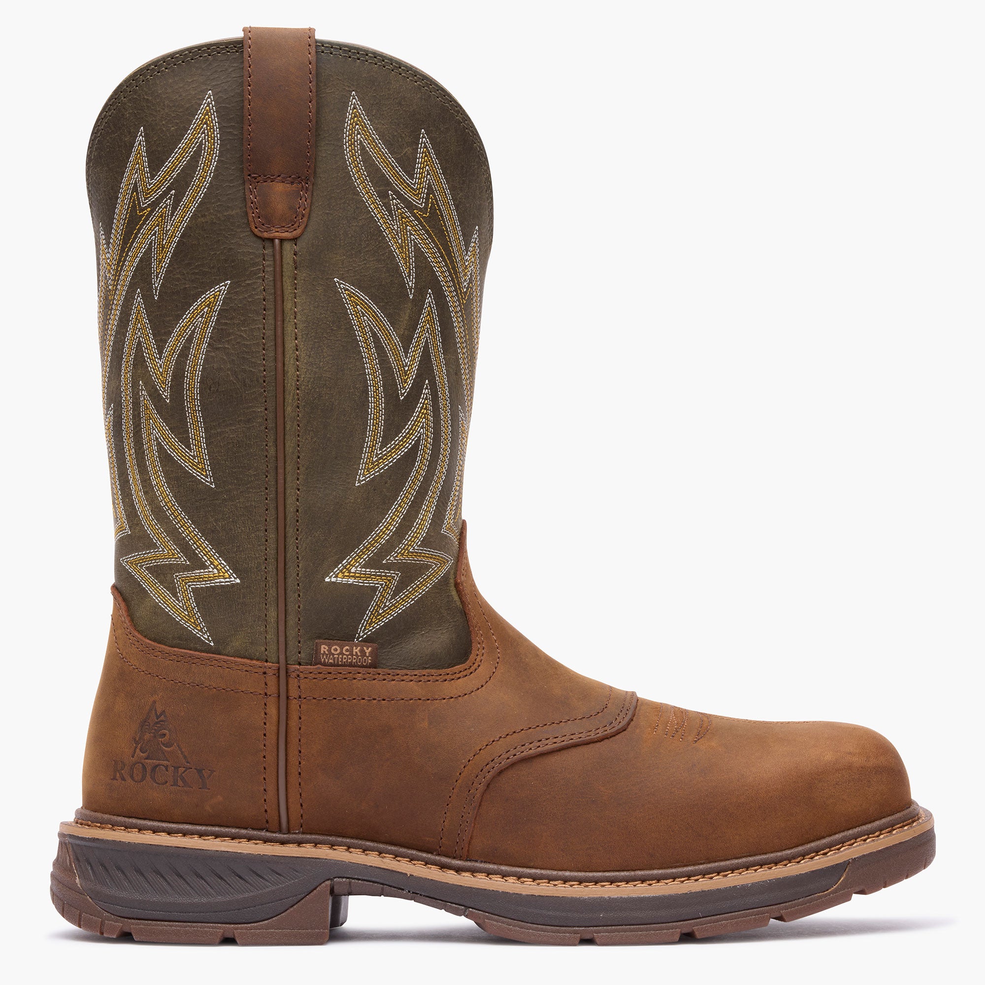 Rocky Ride LTE Carbon Toe Western Boot