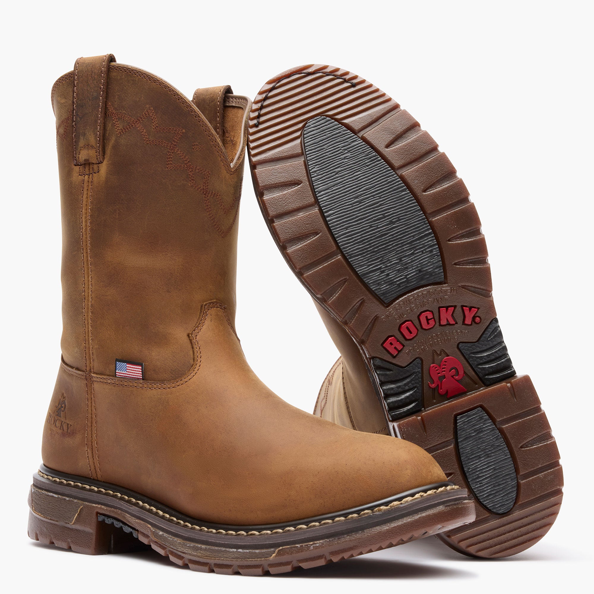 Rocky Original Ride Roper Western Boot