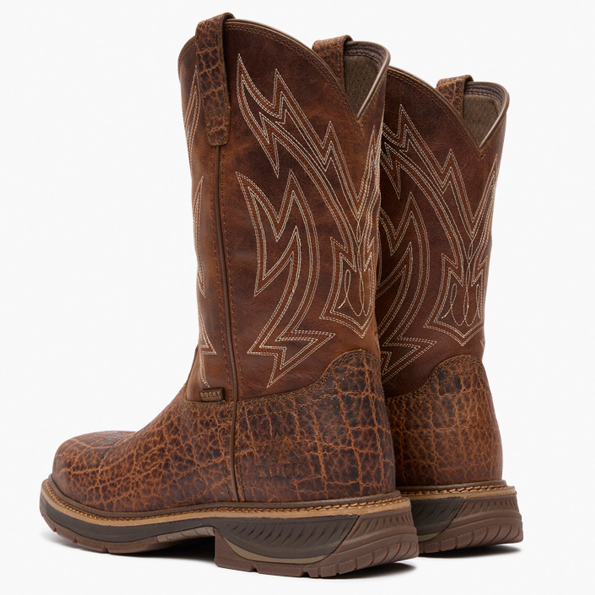 Rocky Ride LTE Carbon Toe Western Boots