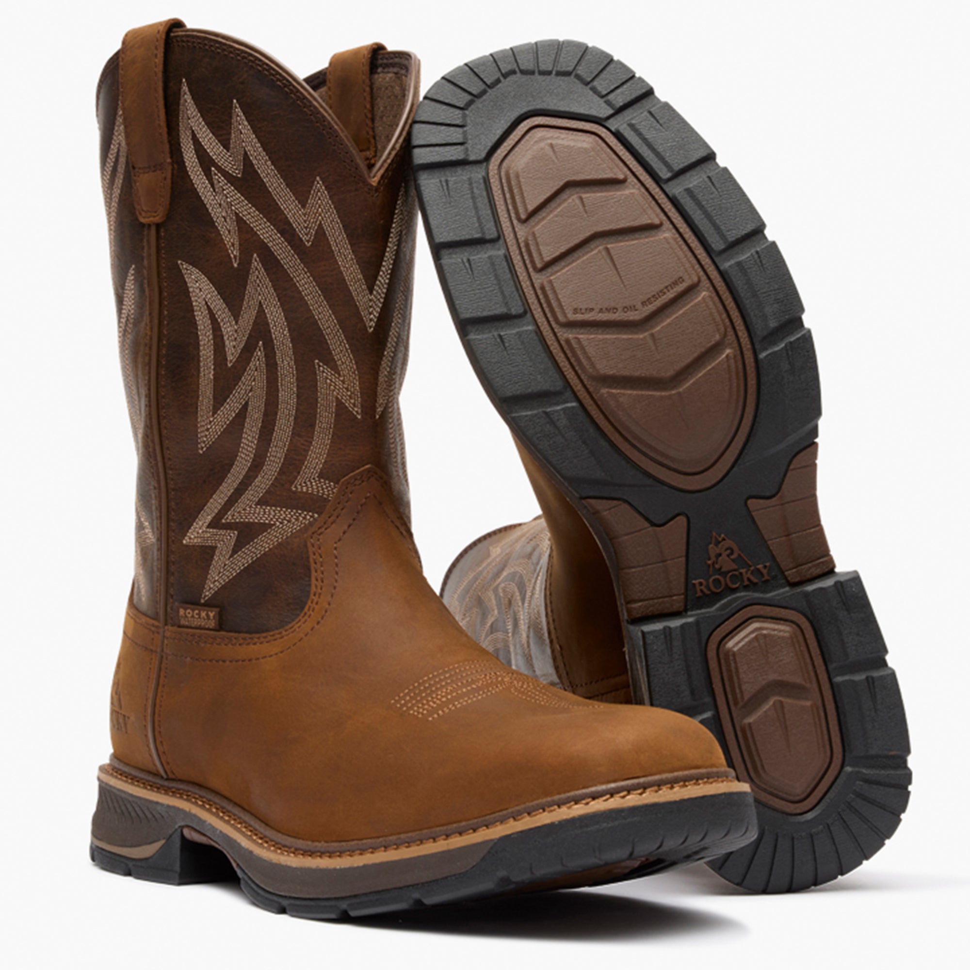 Rocky Original Ride LTE Waterproof Western Boots