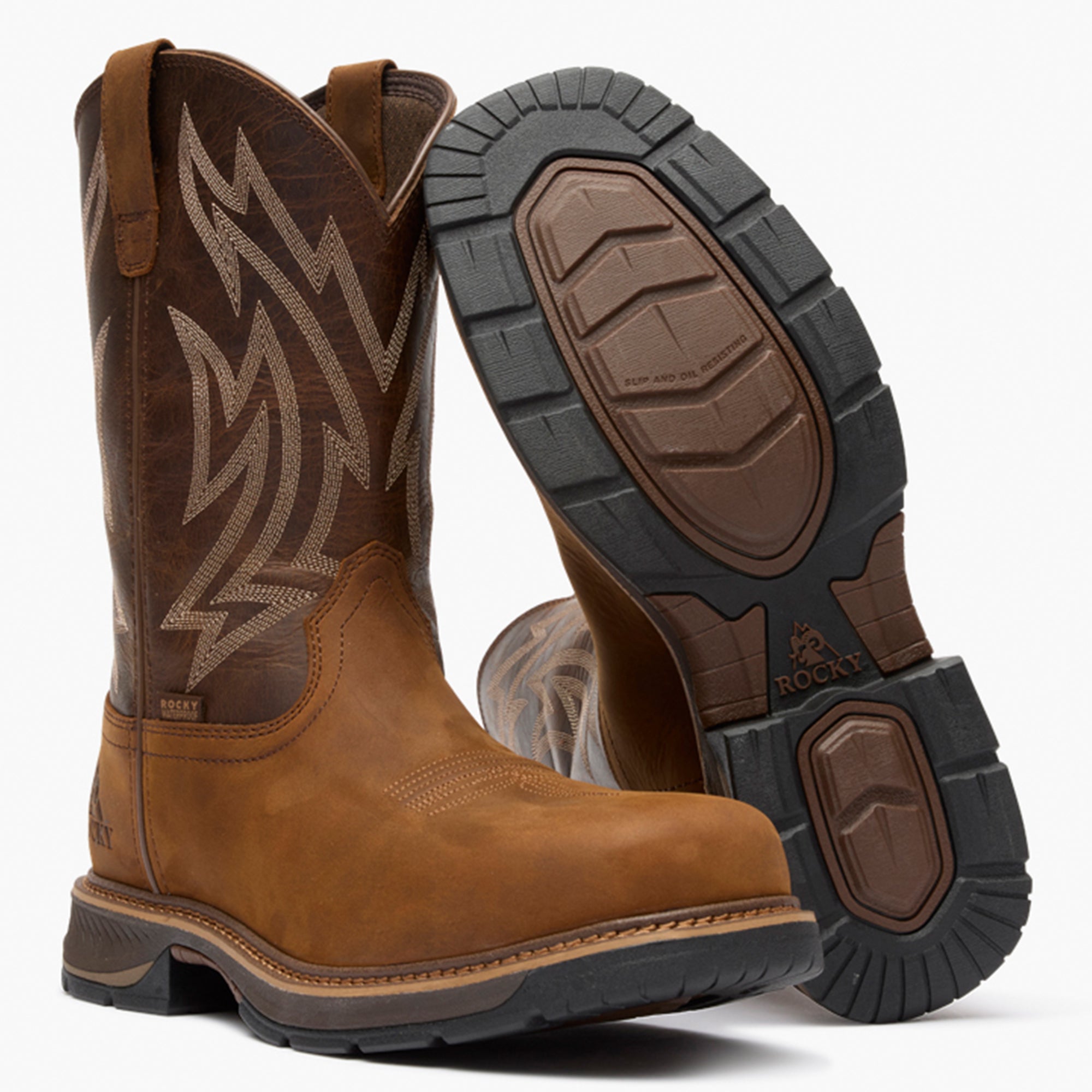 Rocky Ride LTE Carbon Toe Western Boot – Rocky Boots