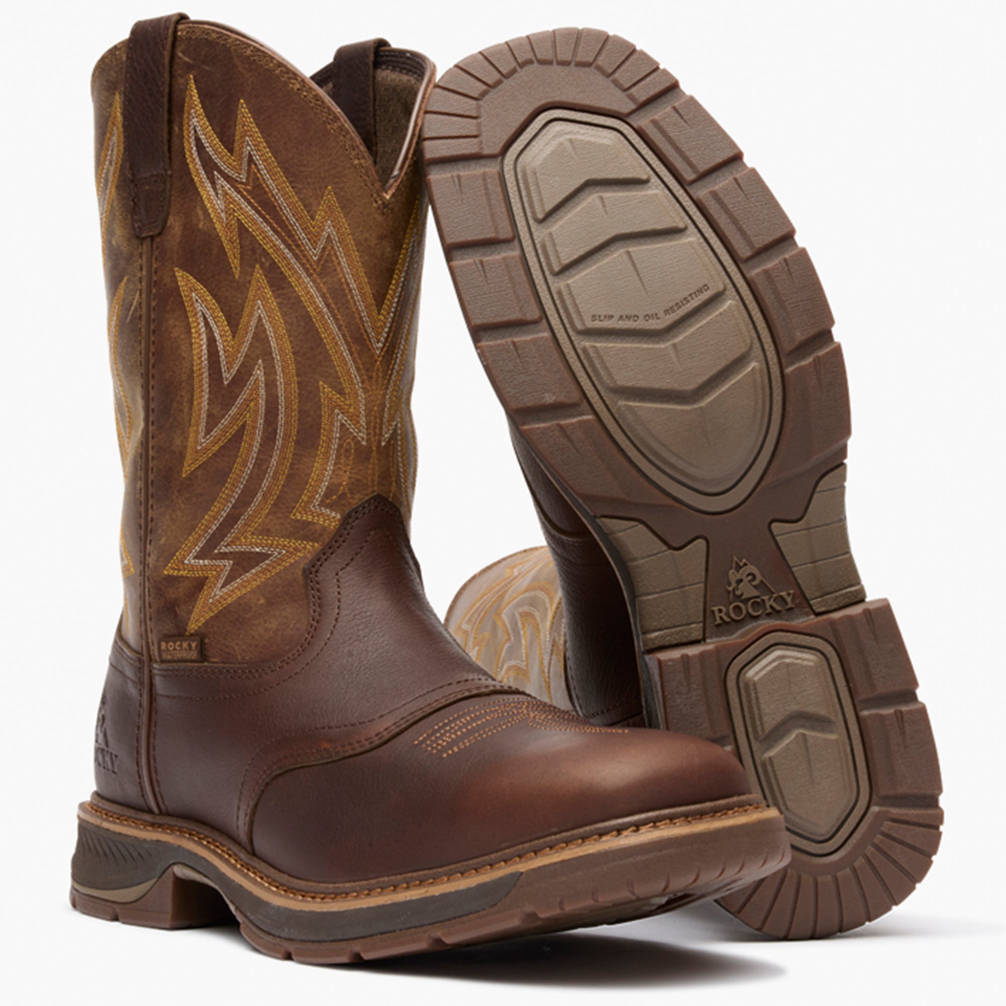 Rocky Original Ride LTE Waterproof Western Boots