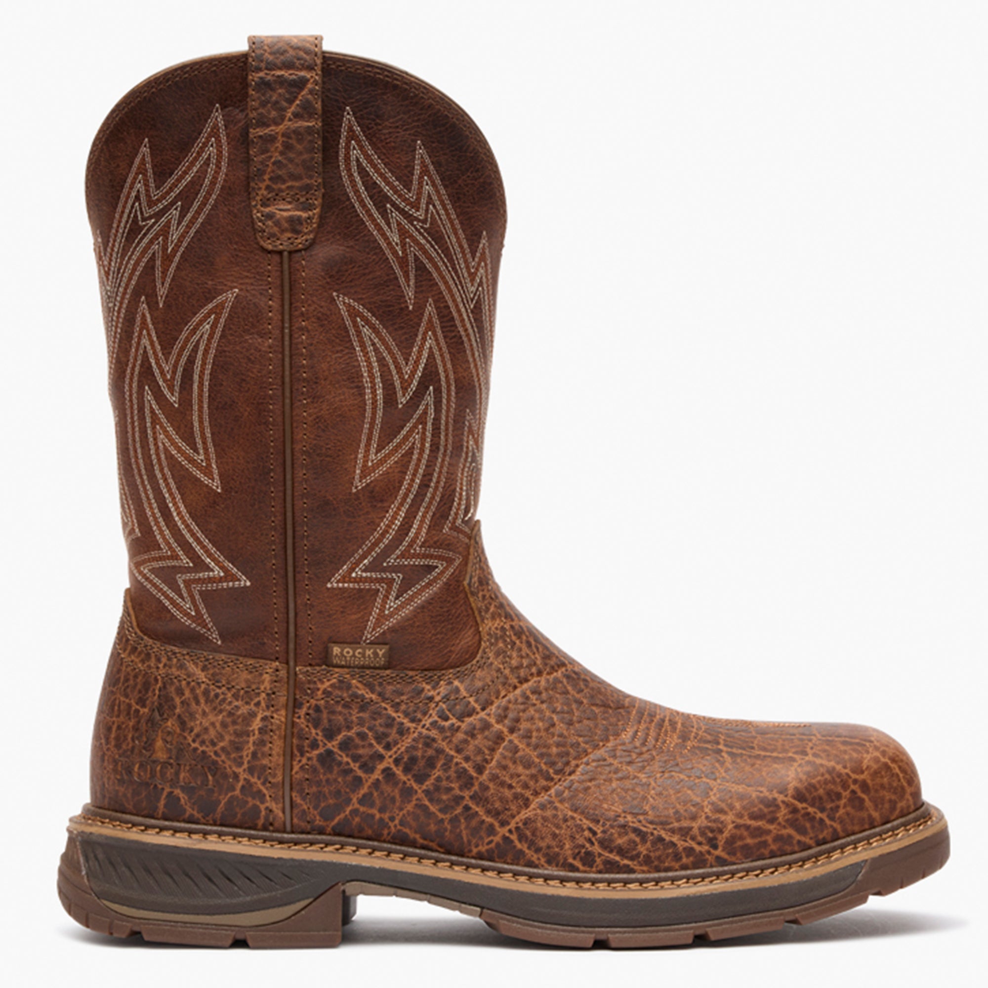 Rocky Ride LTE Carbon Toe Western Boots
