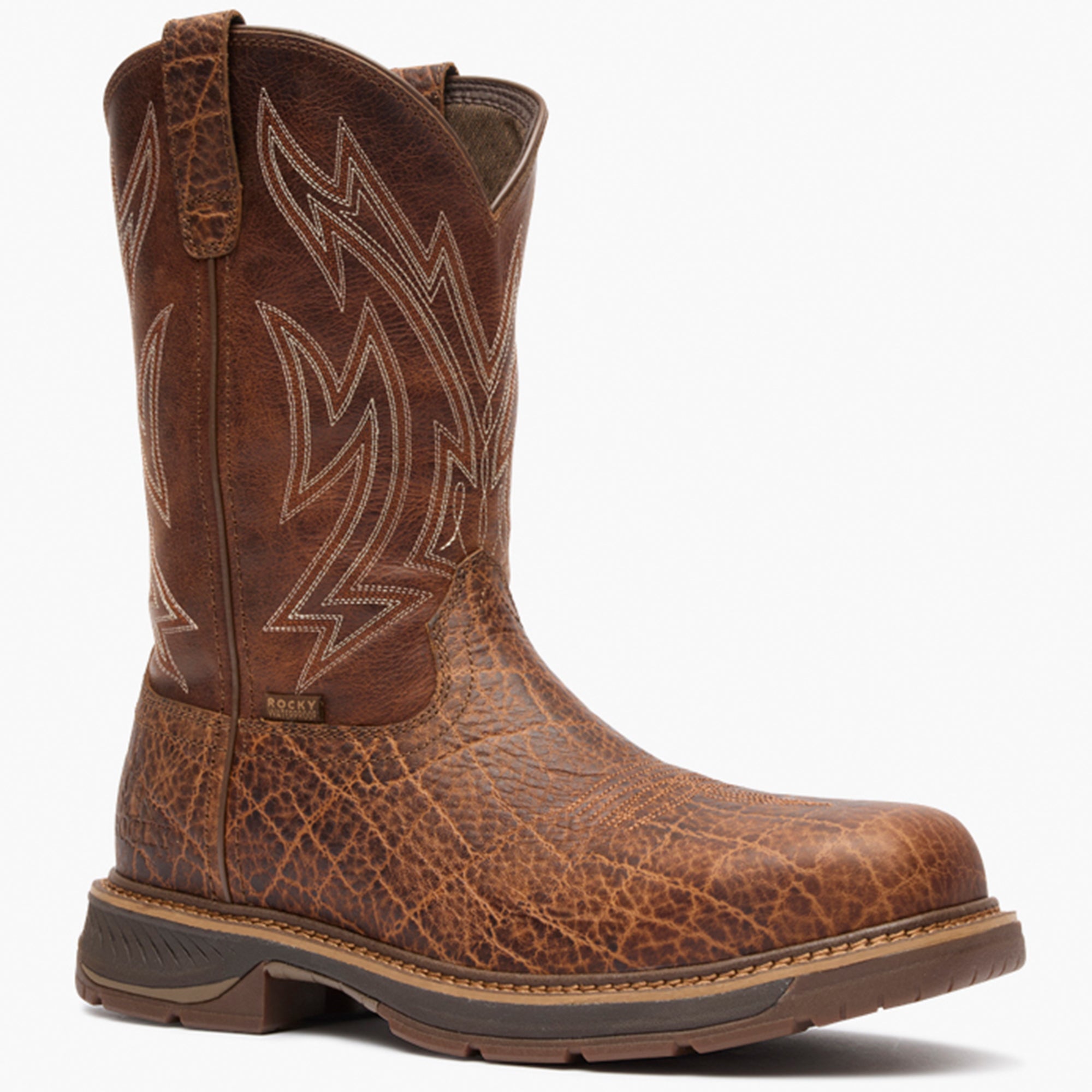 Rocky Ride LTE Carbon Toe Western Boots