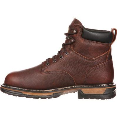 Rocky Men's IronClad Waterproof Brown Work Boots, #5696