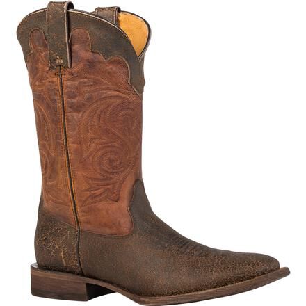 Square-Toe Western Boots 