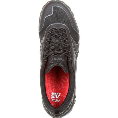 Rocky S2V Men's Black All-Terrain Trail Runner Public Service Shoe, #RKD0039