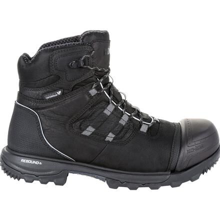 rocky black work boots