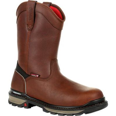 Rocky Rams Horn: Waterproof Composite Toe Pull-On Work Boot, RKK0315