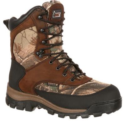 Rocky Core Waterproof Insulated Camo Outdoor Boots, #4754