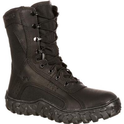 Rocky S2V American-Made Black Military Boots, FQ0000102