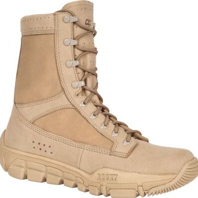 Rocky C5C Desert Tan Commercial Military Boots, #RKYC003
