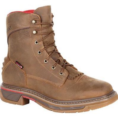 Rocky Iron Skull: Waterproof Lacer Western Boot, RKW0286