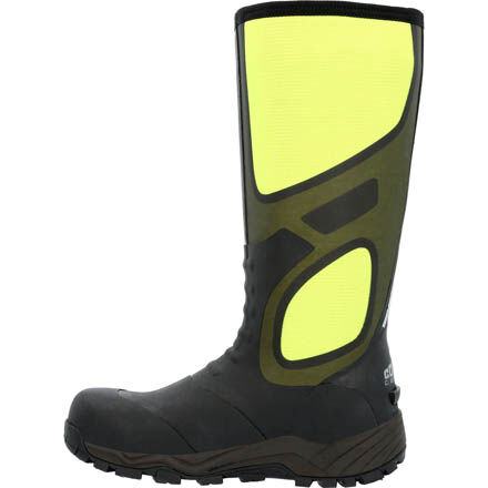 rubber steel toe insulated boots